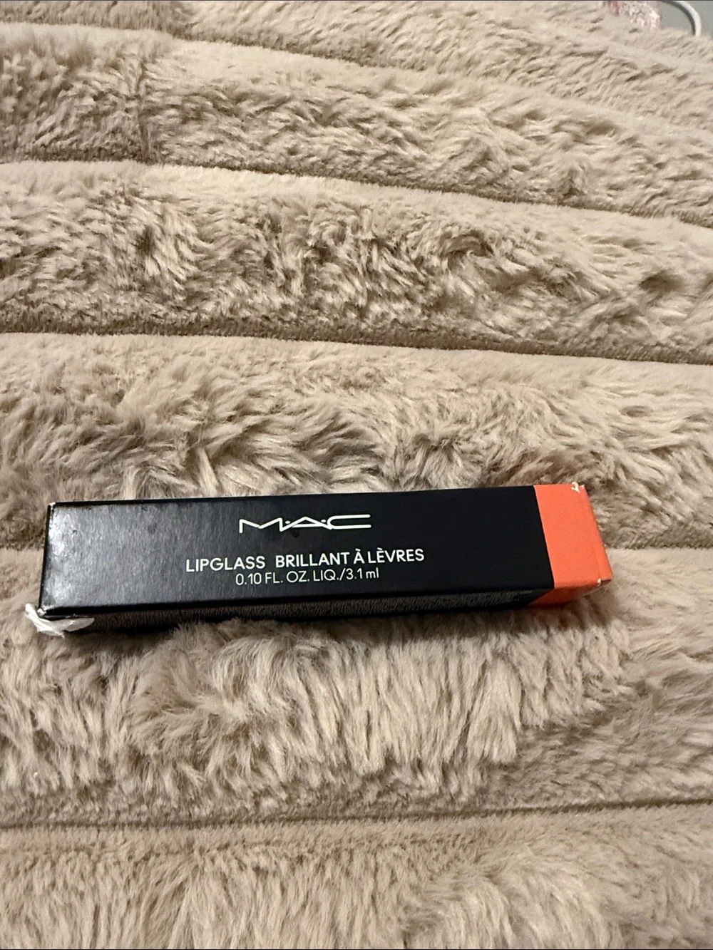 MAC Cosmetics Lipglass Lip Gloss - Black Box with Orange Accent